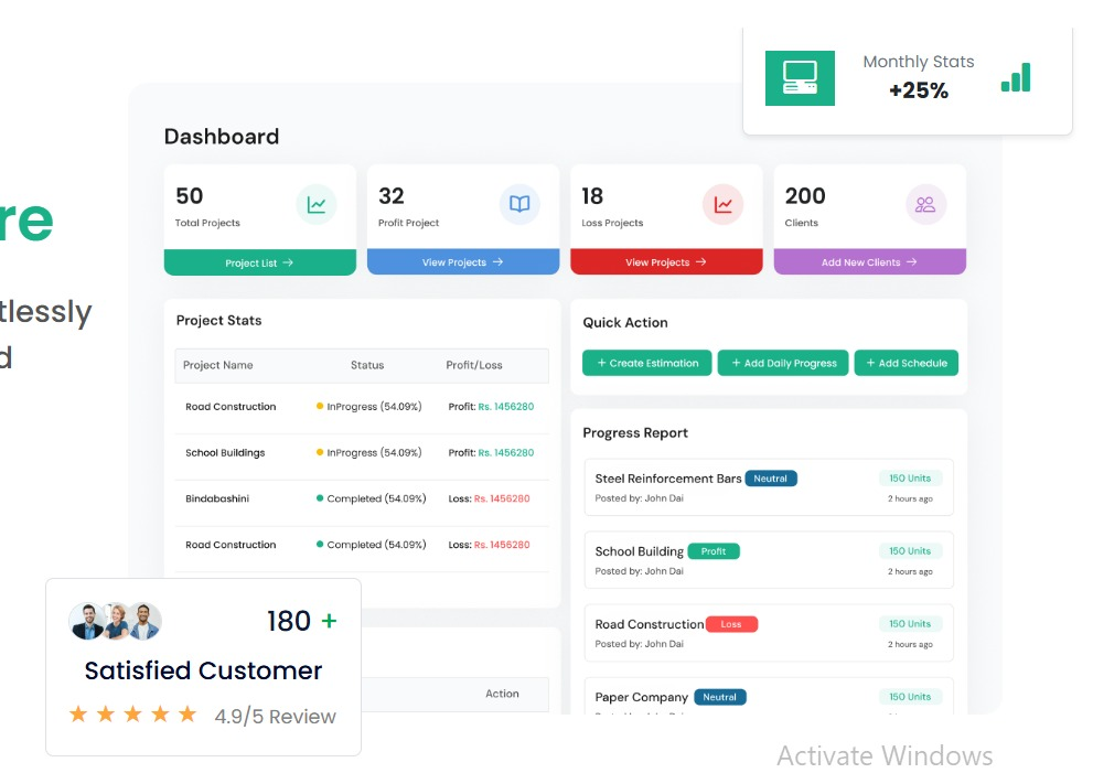 Income and expense records in the Project Sayogi dashboard