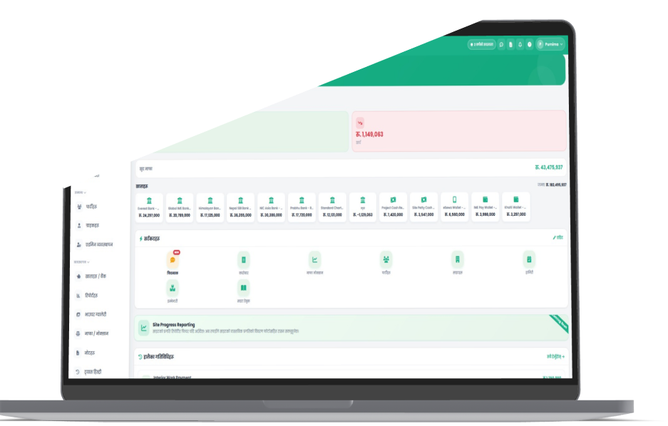 The Project Sayogi site list open in the web app